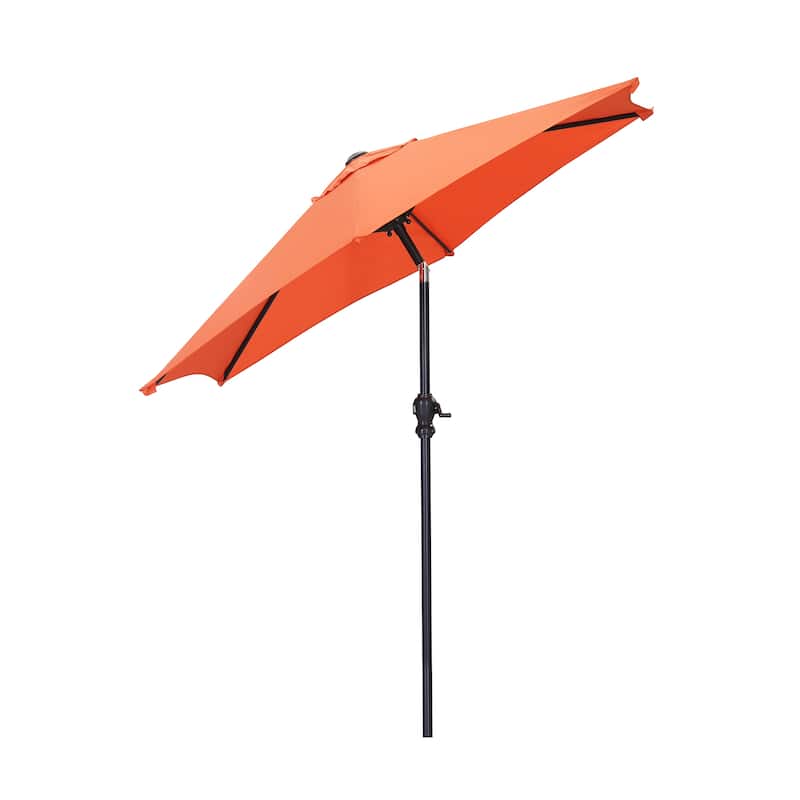 Ainfox 7.5ft Patio Umbrella Outdoor Umbrella Tilt Multi-color Without Base