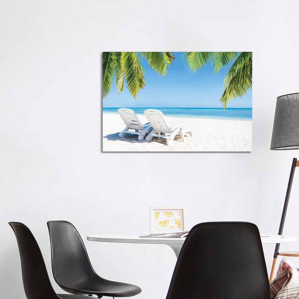 iCanvas "Summer Holidays At The Beach" by Jan Becke Canvas Print