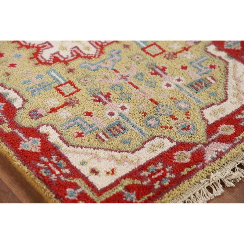 Kazak Indian Foyer Rug Hand-Knotted Wool Carpet - 2'0" x 3'0"