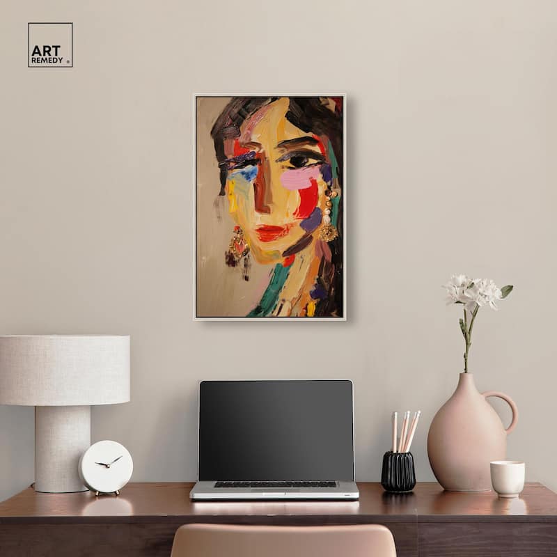Colorful Expression II Canvas by Art Remedy