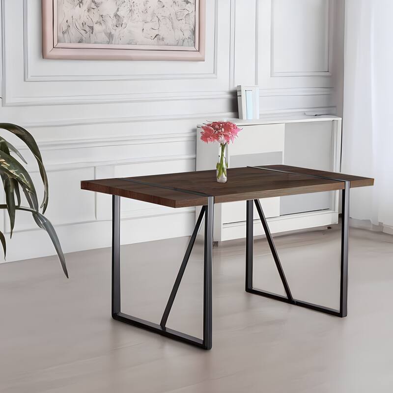 Mid Century Wooden Kitchen Table Set for Restaurant 5 Piece Sets