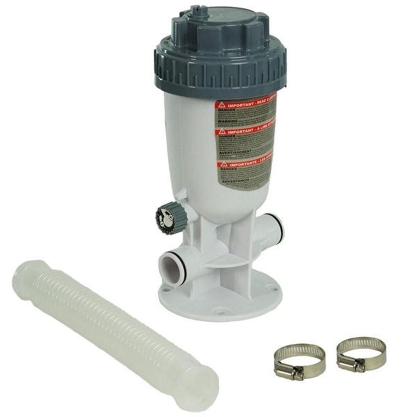 Automatic Swimming Pool Chlorine Feeder Kit - 1.25" Hose Connections