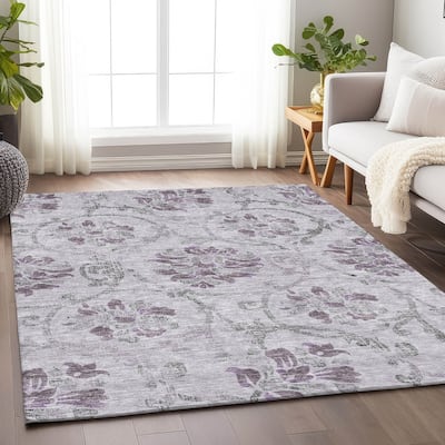 Premium Washable Super Soft Persian Floral Mayfield Rug