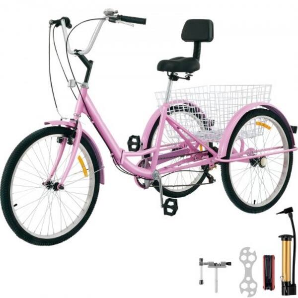 26" Adult Trike Folding 3 Wheel Bike with Basket and 7-Speed - 69.7" x 30.7" - Bed Bath & Beyond - 42867079 26" Adult Trike Folding 3 Wheel Bike with Basket and 7-Speed - 69.7" x 30.7" - Bed Bath & Beyond - 42867079