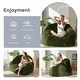 preview thumbnail 12 of 55, Giant Bean Bag Chair,Shell-Shaped Oversized Bean Bag Chair with Fille