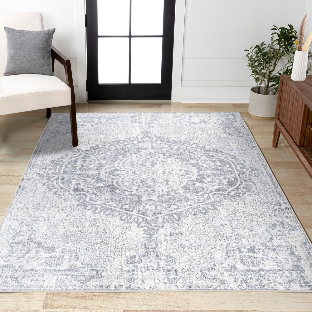 JONATHAN Y Traditional Persian Vintage Medallion Area Rug