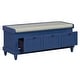 preview thumbnail 44 of 70, Storage Bench with Cushioned Seat and 3 Drawers