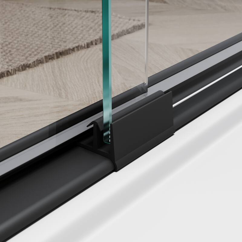 Elegant Double Sliding Shower Door 58.5-60''W x 72'' H Brushed Nickel or Chrome or Matte Black or Gold Finish Framed