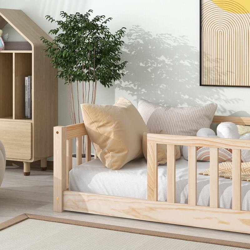 Twin Floor Platform Bed