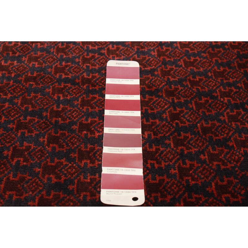 Teimani Burgundy Rug 3'1" x 5'1" - 3'1 x 5'1