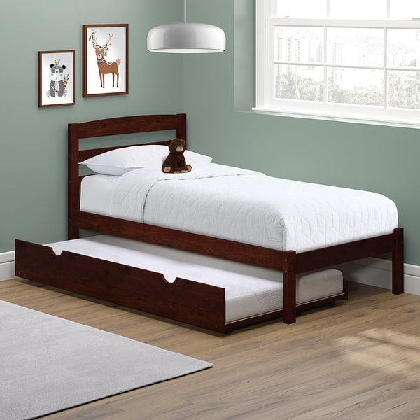 slide 2 of 4, P'kolino Twin Bed with trundle bed