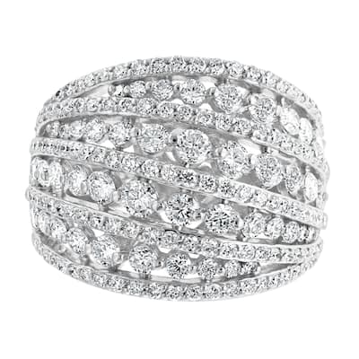 Effy Women's 14K White Gold Diamond Ring