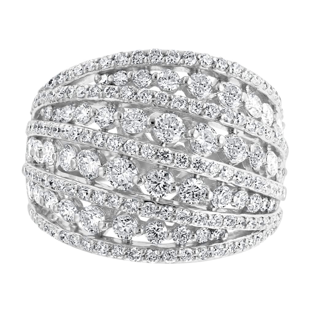 Effy Women's 14K White Gold Diamond Ring