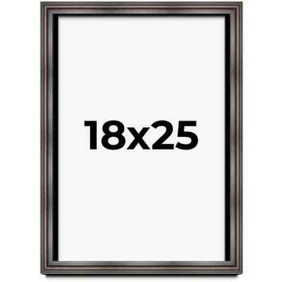 18x25 Shadow Box Frame Brown Cherry | 2.625 Inches Deep Pine Wood