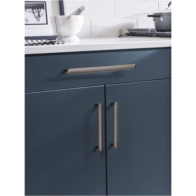 Amerock Concentric 10-1/16 Inch Center to Center Bar Cabinet Pull