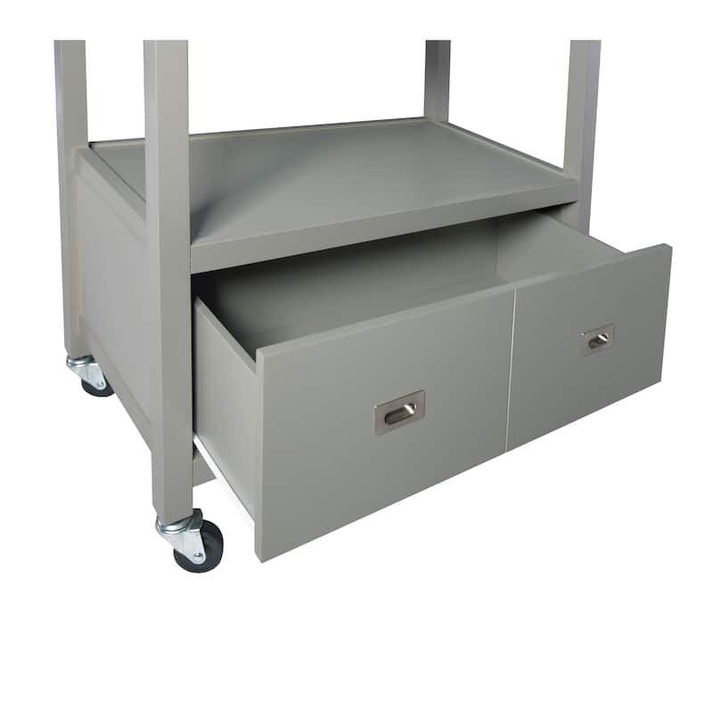 Julianna Stainless Steel Kitchen Cart