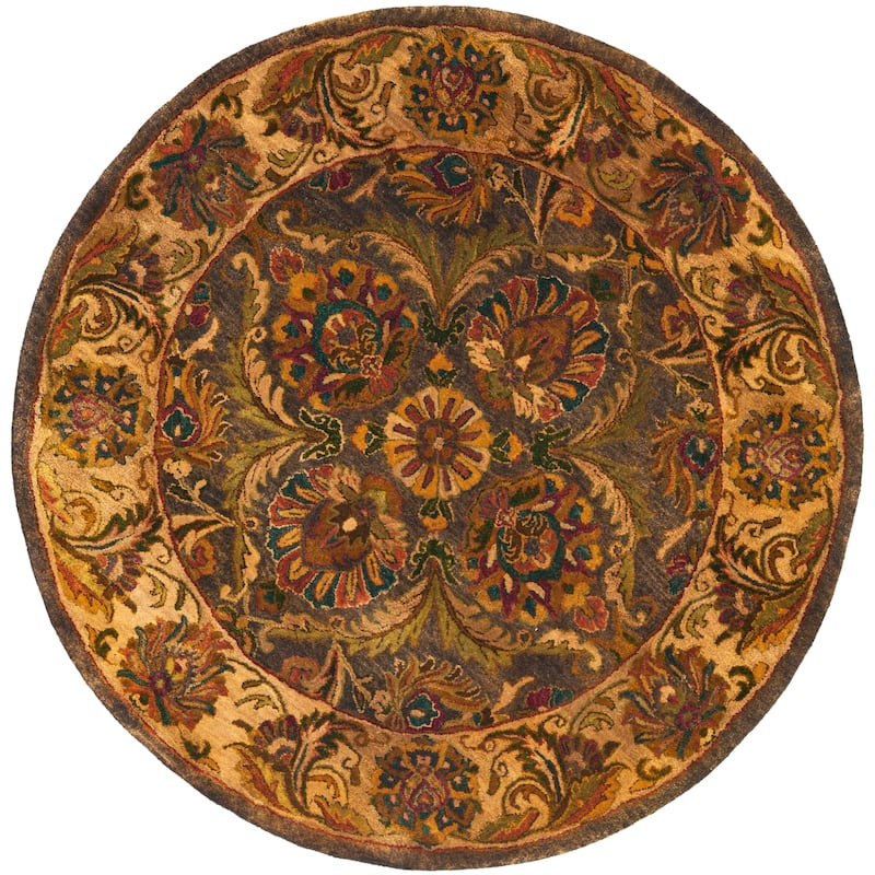 SAFAVIEH Handmade Golden Jaipur Racheal Traditional Oriental Wool Rug