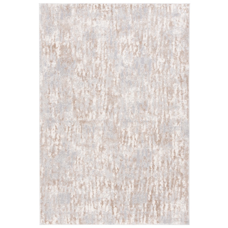 SAFAVIEH Lagoon Priama Modern Abstract Rug - 6'7" Square - Beige/Grey