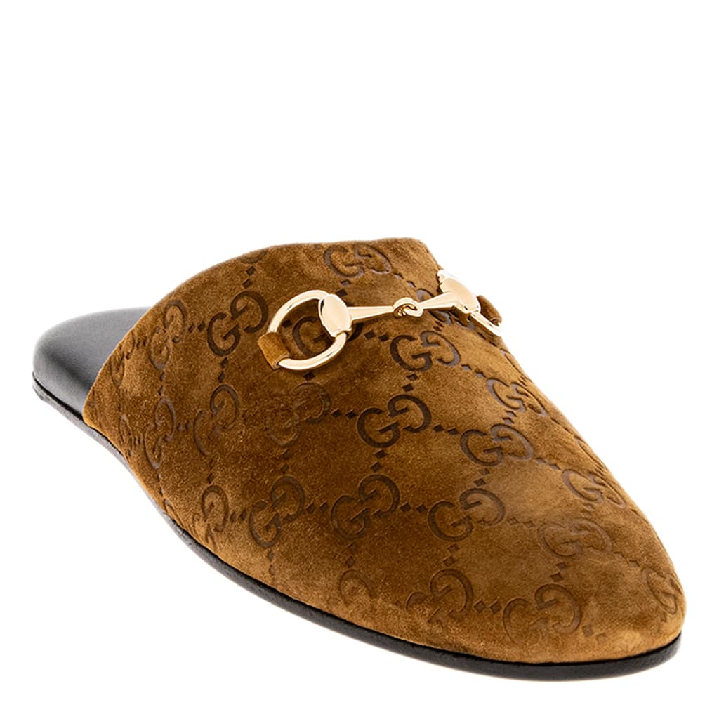 Gucci GG Mules in Suede