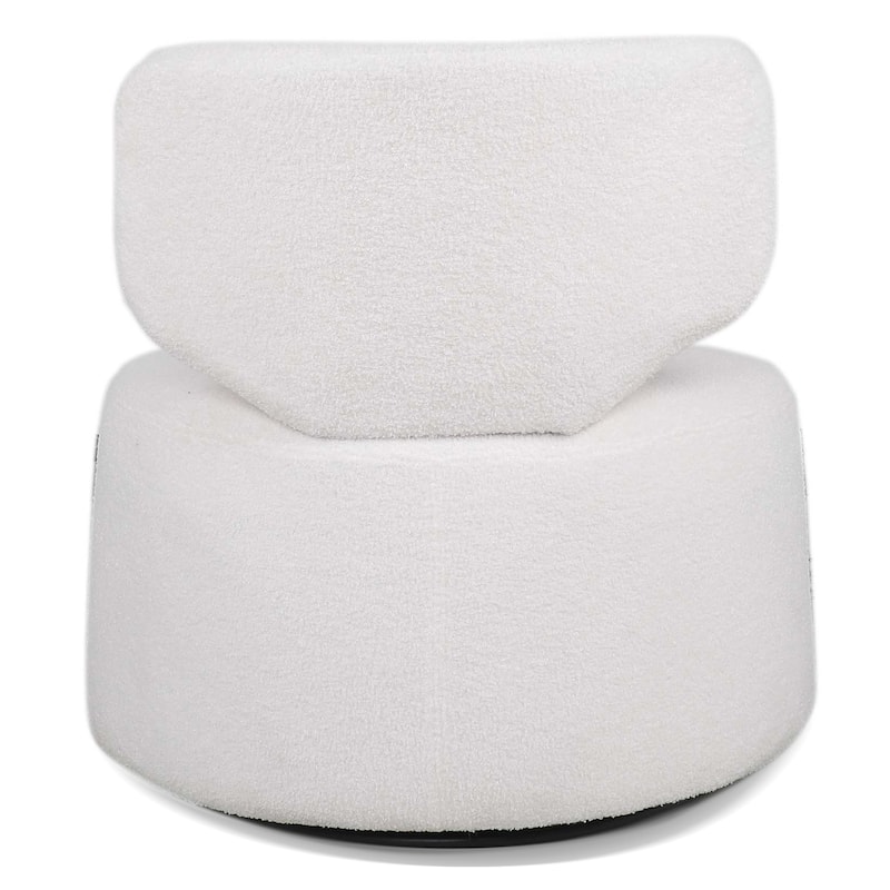 Modern Wide Swivel Chair For Living Room