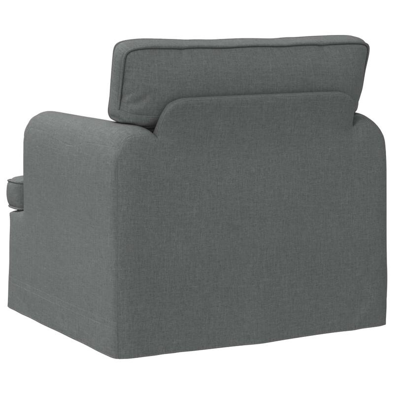 vidaXL Sofa Dark Grey in Fabric