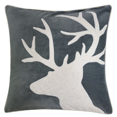 Rita Christmas Holiday Applique Oversized Pillow with Insert
