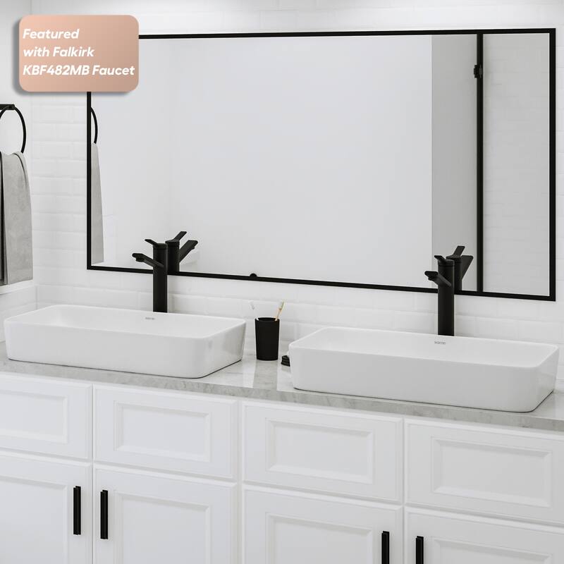 Karran Valera 24" Vitreous China Vessel Bathroom Sink in White