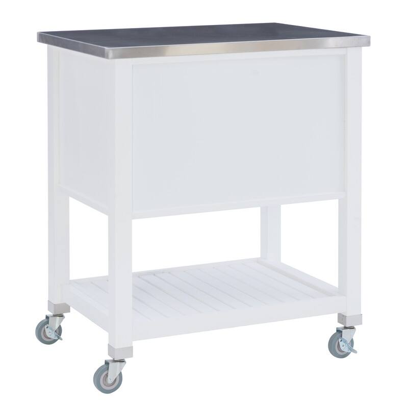 Eileen Rolling Kitchen Cart with Storage