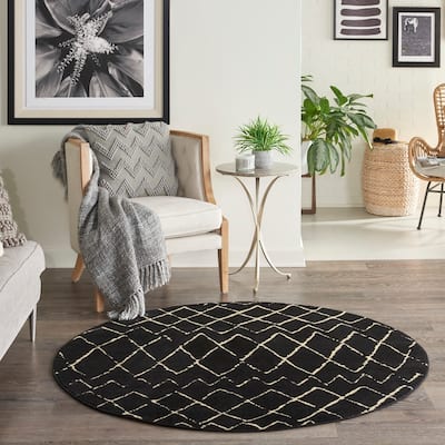 Nourison Grafix Moroccan Patterned Area Rug