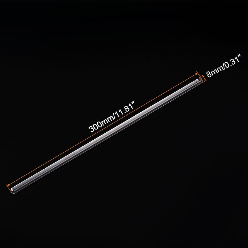 Borosilicate Glass Stick Stir Rod for Lab, kitchen 3Pcs - 11.81" x 0.31"
