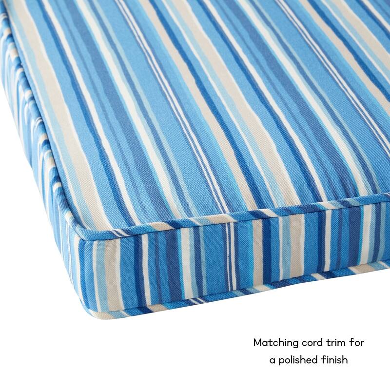 Greendale Home Fashions 18-Inch Square Outdoor Chair Pad (4-Pack)