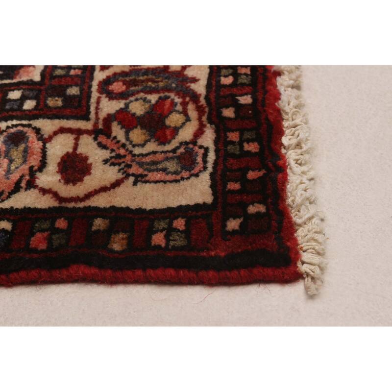 ECARPETGALLERY Hand-knotted Anadol Red Wool Rug - 3'5 x 9'1