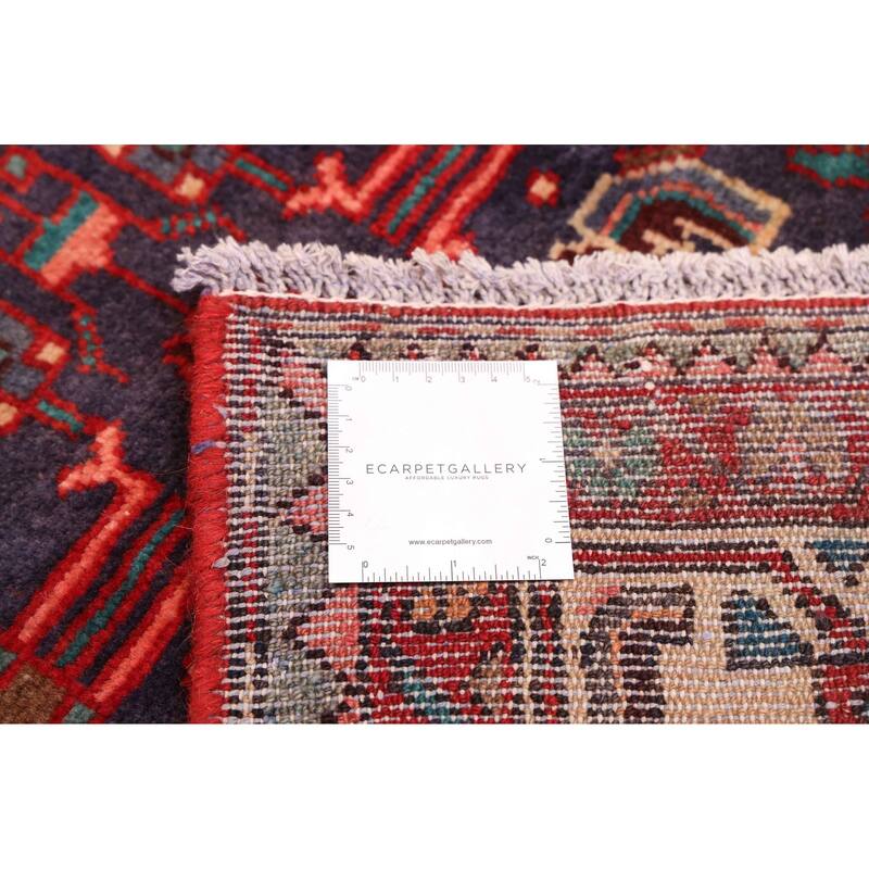 ECARPETGALLERY Hand-knotted Andelz Navy Wool Rug - 4'9 x 8'7