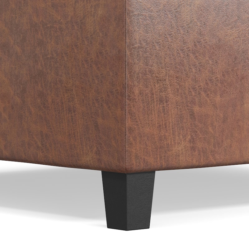 WYNDENHALL Tyler 36 inch Wide Contemporary Square Table Ottoman
