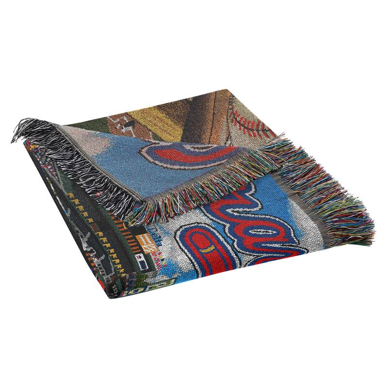 MLB Woven Tapestry Throw Blanket