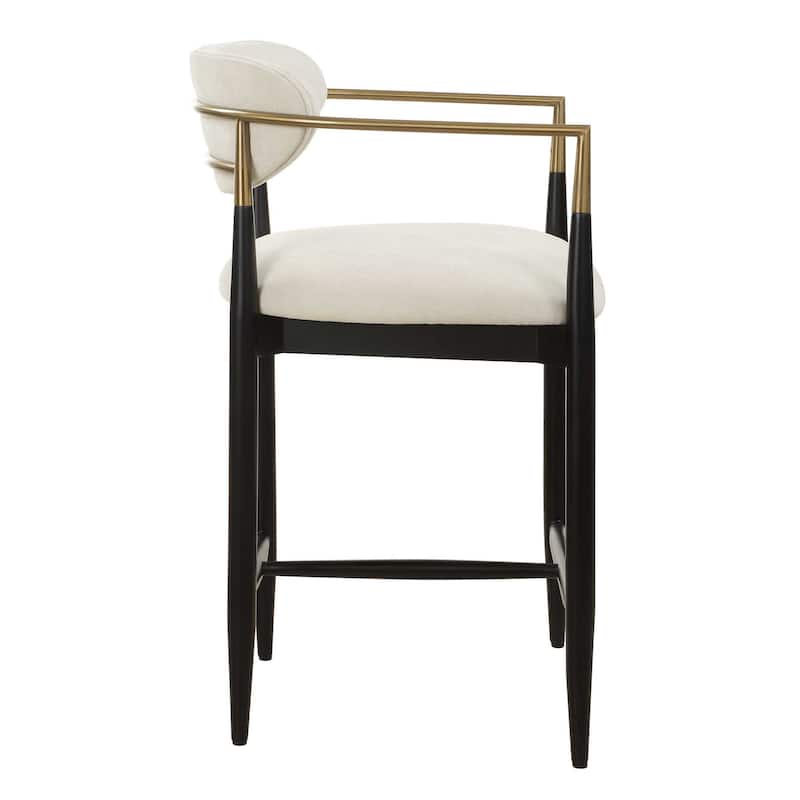 Uttermost Moxie White Counter Stool