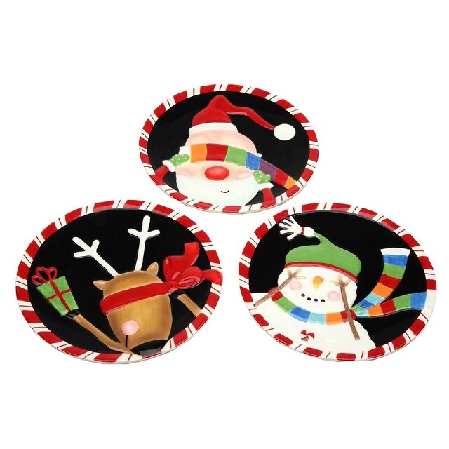 Shop Jolly Santa Snowman Reindeer No Peeking Christmas Cookie