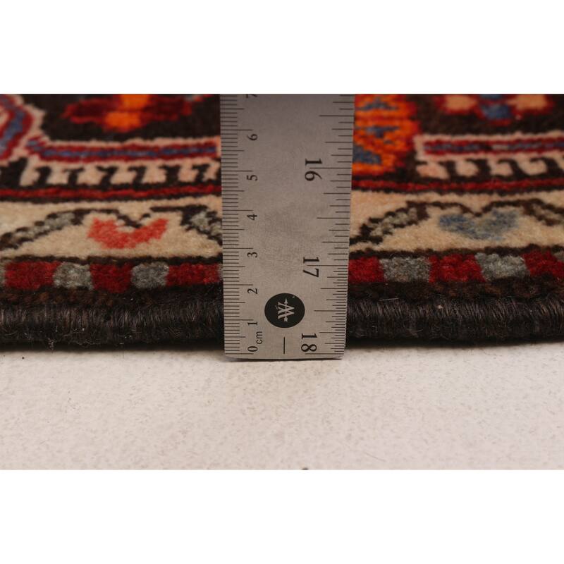 ECARPETGALLERY Hand-knotted Anatolian Vintage Navy Wool Rug - 4'8 x 10'8