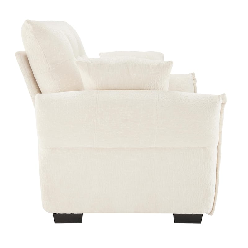 Modern Ergonomic Single Sofa Chairs with Pillows