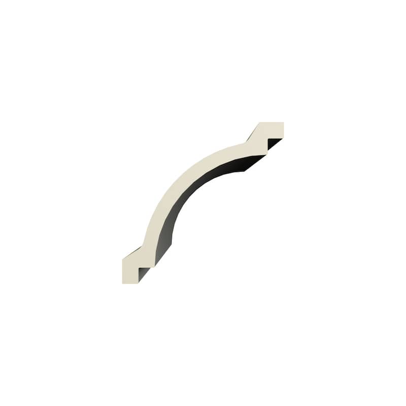 4 3/4"H x 4 3/4"P x 6 5/8"F x 94 1/2"L Graham Crown Moulding - 1-Pack