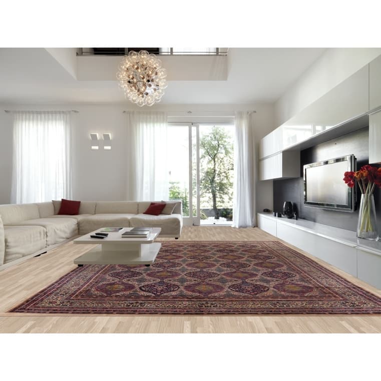Vegetable Dye Kerman Persian Large Rug Handmade Wool Carpet - 13'3" x 17'3"