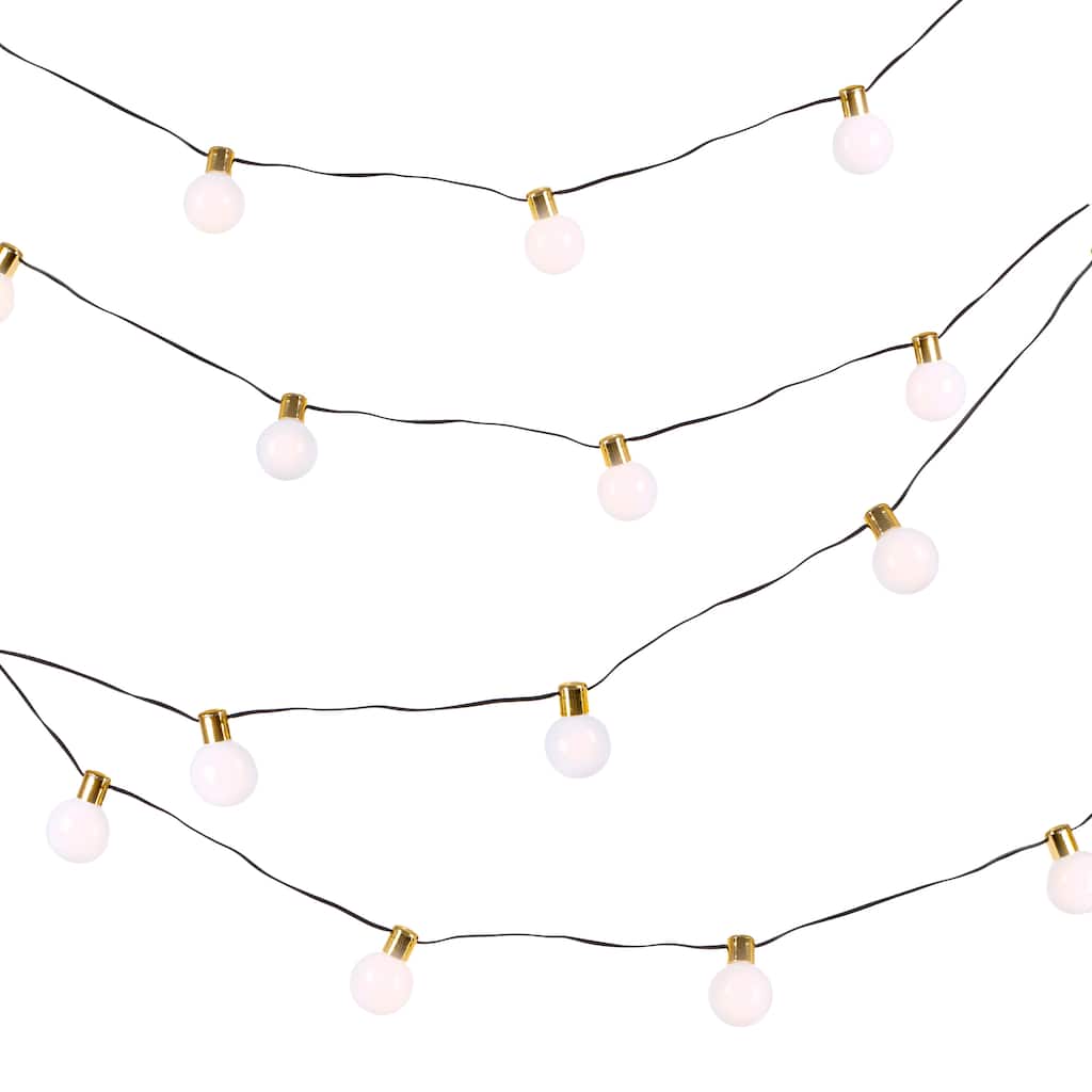 White and Gold Light String
