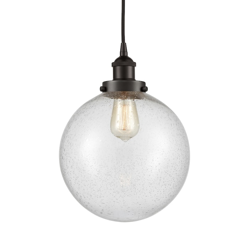 Innovations Lighting 616-1PH-14-10 Beacon Pendant Beacon 10" Wide - Oil Rubbed Bronze / Seedy