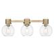 Option Brushed Brass, Clear