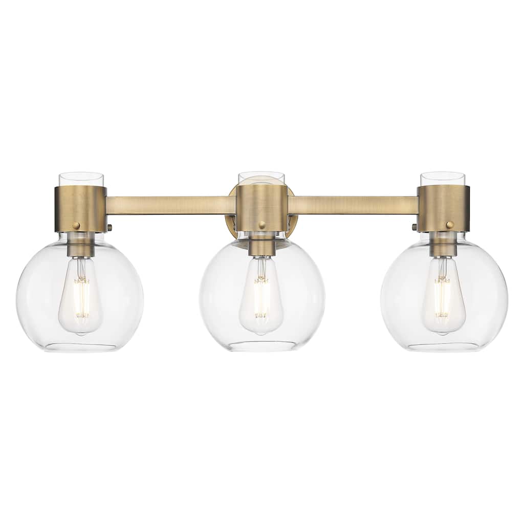 Innovations Lighting Downtown Urban - Lawton Sphere - 3 Light 24" Wall-Mounted Bath Vanity Light