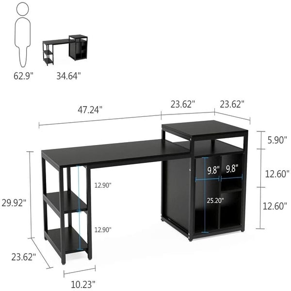 Computer desk store and printer stand