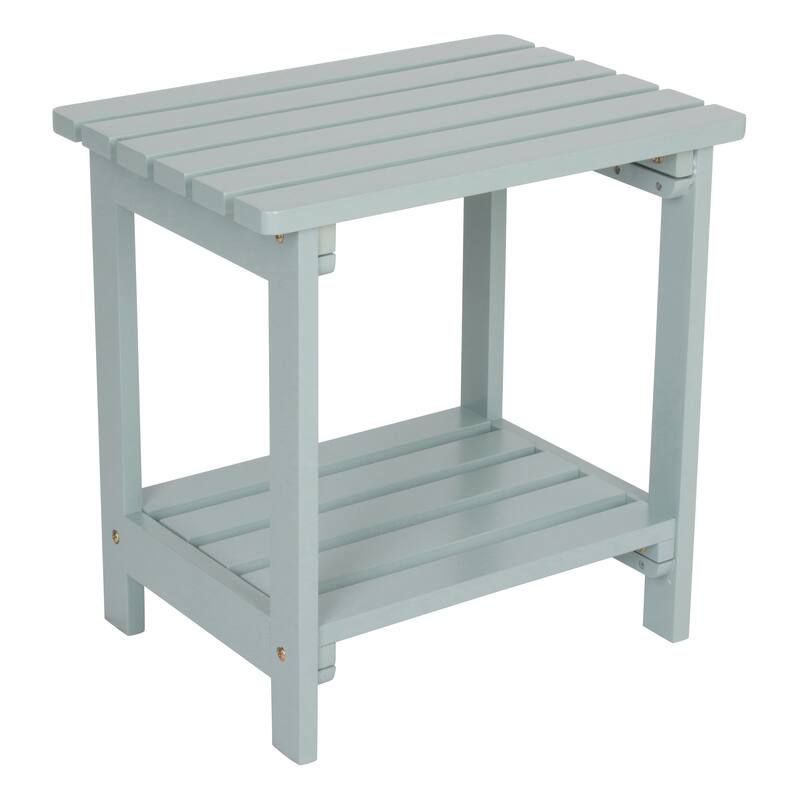 Luca 19.75" Rectangular Outdoor Patio Side Table