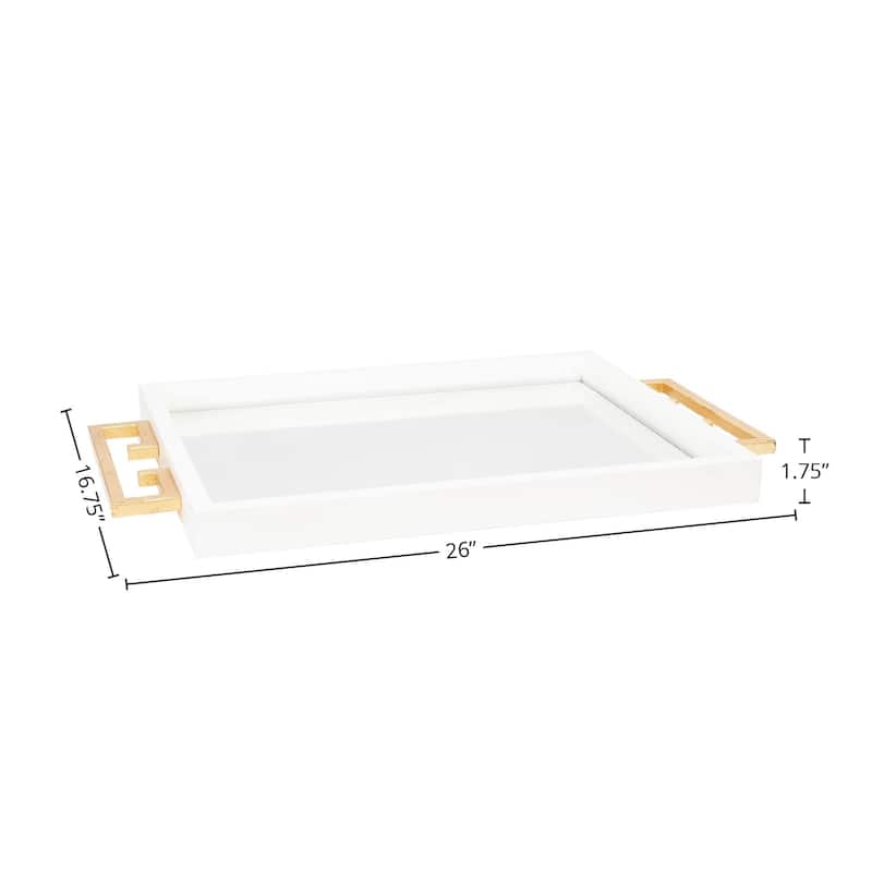Avondale Tray, White