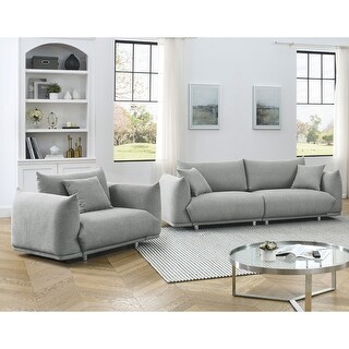 Modern 3-seater Milano Couch & Removable Cushion Singe Sofa Solid Wood ...