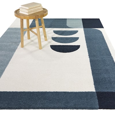 Onsager Modern Geometric Area Rug